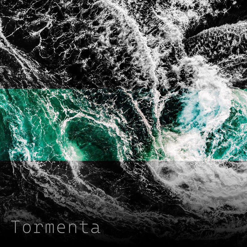 Capa do Disco Tormenta - Foto de um mar revolto